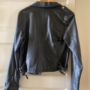 Free Generation Leather Moto Jacket